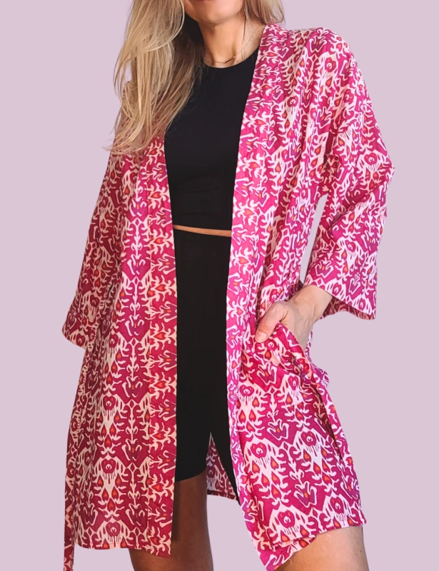 Krátky bavlnený kaftan Naia 3