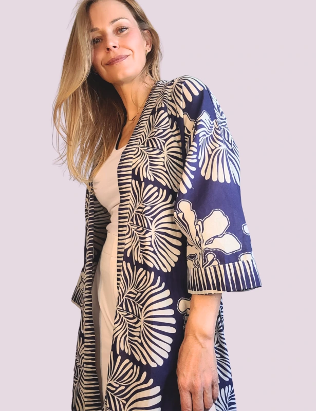 Krátky bavlnený kaftan Aruna