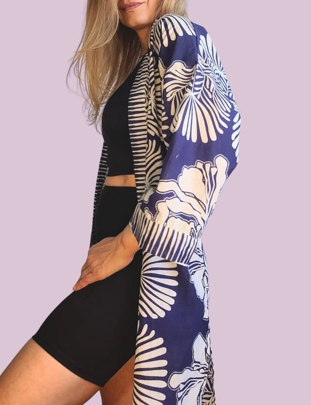 Krátky bavlnený kaftan Aruna 5